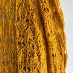 Yellow Knit Cardigan